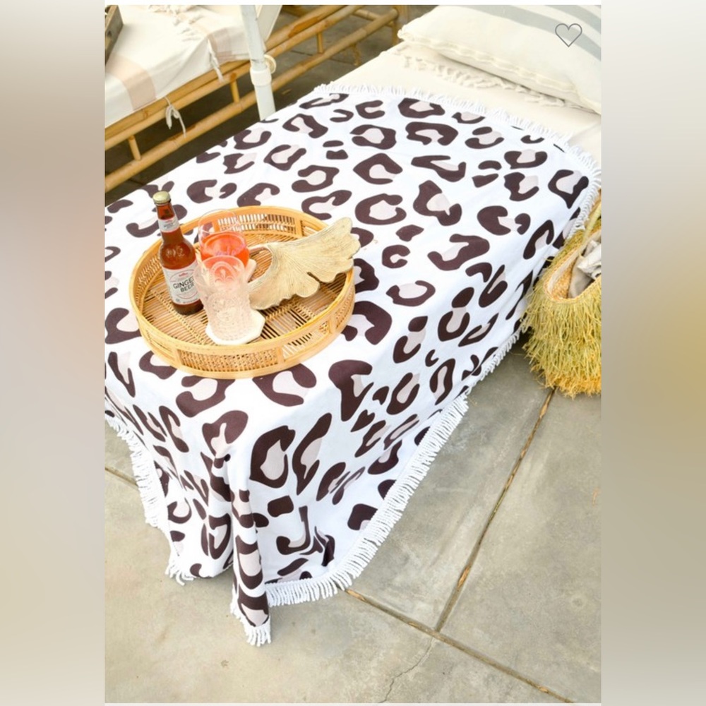 Leopard Print Summer Blanket Beach Towel